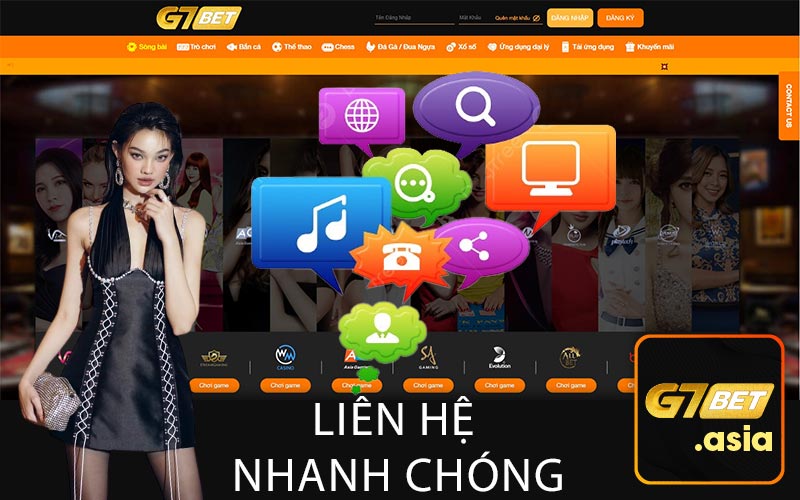 Liên hệ G7bet nhanh chóng