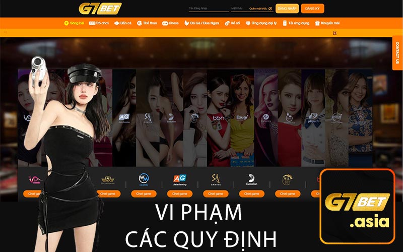 Vi phạm các quy định